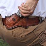 Tourbon Leather Folding Knife Sheath Belt Pouch
