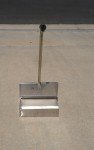 12-Inch Steel Lobby Dust Pan - Durable Design