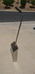 12-Inch Steel Lobby Dust Pan - Durable Design