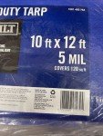 Everbilt 10x12 ft Medium Duty Blue Tarp