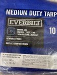 Everbilt 10x12 ft Medium Duty Blue Tarp