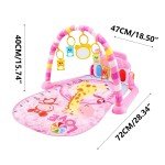 Infant Play Gym Mat with Piano & Activities