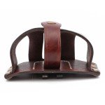 Leather Tape Measure Holder with Belt Clip