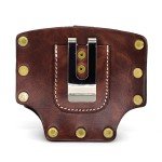 Leather Tape Measure Holder with Belt Clip