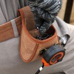 TOURBON Tool Bag with Tape Measure and Hanger