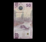 50 Pesos Bill & 20 Peso Coin Mexico