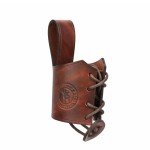 Viking Drinking Horn Leather Belt Holster
