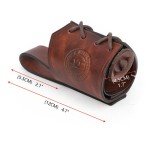 Viking Drinking Horn Leather Belt Holster
