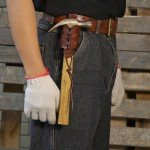 Viking Drinking Horn Leather Belt Holster