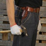 Viking Drinking Horn Leather Belt Holster