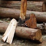Leather Axe Holder Sheath for Safe Blade Protection