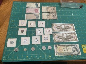 Assorted Banknotes and Coins Currency Lot