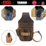 Tourbon Leather Tool Holster Belt Pouch