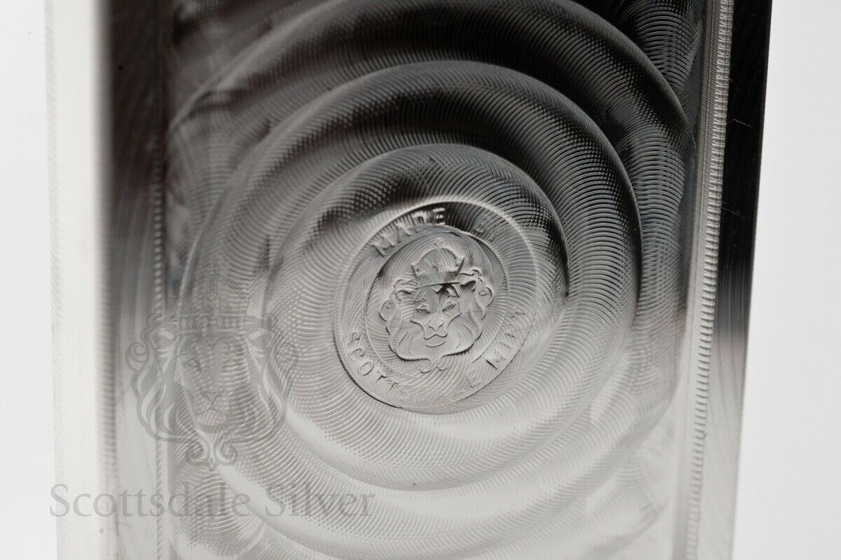 10 oz Scottsdale STACKER® .999 Silver Bar with Bag