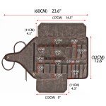 TOURBON Tool Roll for Carve Knives & Chisels