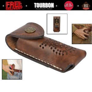 Tourbon Leather Pocket Knife Sheath for Folding Knives