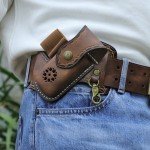 Tourbon Leather Multitool Carrier Belt Pouch