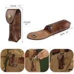 Tourbon Leather Pocket Knife Sheath for Folding Knives