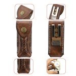Tourbon Leather Pocket Knife Sheath for Folding Knives