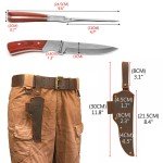 Tourbon Leather Knife Sheath and Belt Carrier