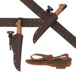 Tourbon Leather Knife Sheath and Belt Carrier