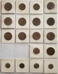 Collection of 18 Vintage World Coins: UK & Philippines