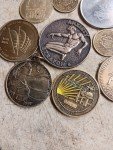 10 Unique Honor Coins and Tokens Set