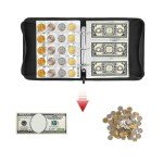 Coin Collection Book for 260 Coins & 21 Notes