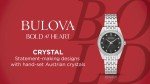 Elegant Bulova Quartz Stainless Steel Ladies Watch