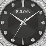 Elegant Bulova Quartz Stainless Steel Ladies Watch