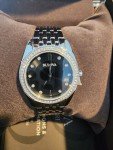 Elegant Bulova Quartz Stainless Steel Ladies Watch