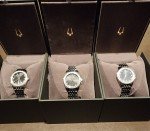 Elegant Bulova Quartz Stainless Steel Ladies Watch