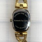 KJL Kenneth Jay Lane Goldtone Bracelet Watch