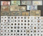 78 Rare Coins & 12 Paper Currency Lot