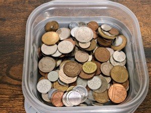 140+ Foreign Coins and Mixed Paper Money Lot