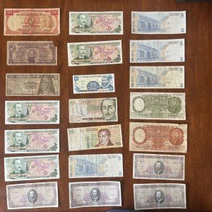Vintage Central & South America Paper Money Collection