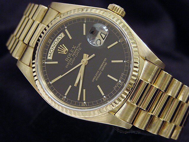 Men's Rolex Day-Date 18038 President in 18k Gold