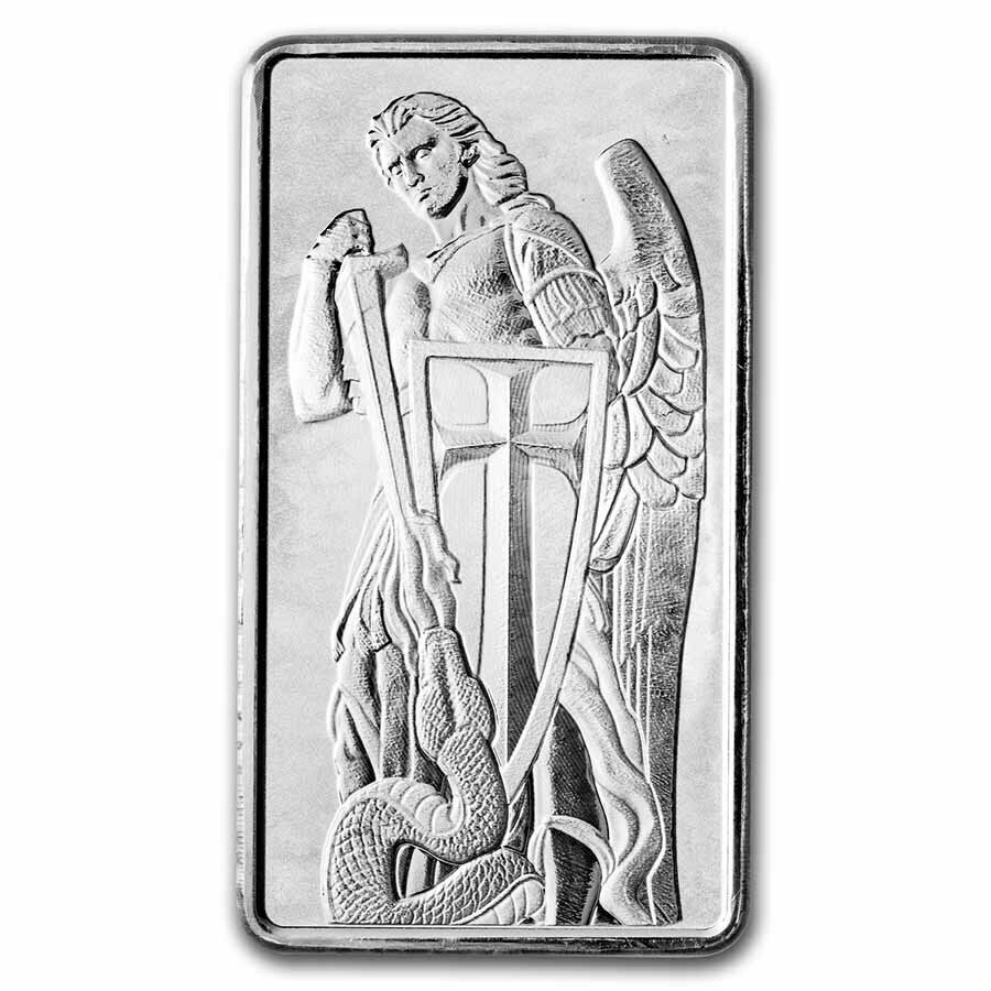 Archangel Michael 10 oz Silver Bar by Scottsdale