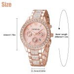 Stylish Waterproof Rose Gold Quartz Watch for Women