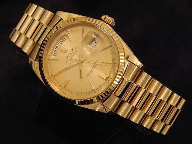 Men's Rolex Day-Date President Solid 18K Yellow Gold