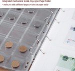 Retro Coin & Paper Money Collector Holder - 150 Pockets
