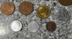 Vintage Foreign Mixed Currency Bills and Coins