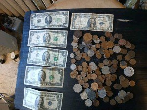 US and Foreign Paper Money and Coin Mix