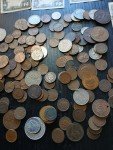 US and Foreign Paper Money and Coin Mix
