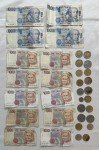 1990s Italy Republic Lire Coin and Banknote Set
