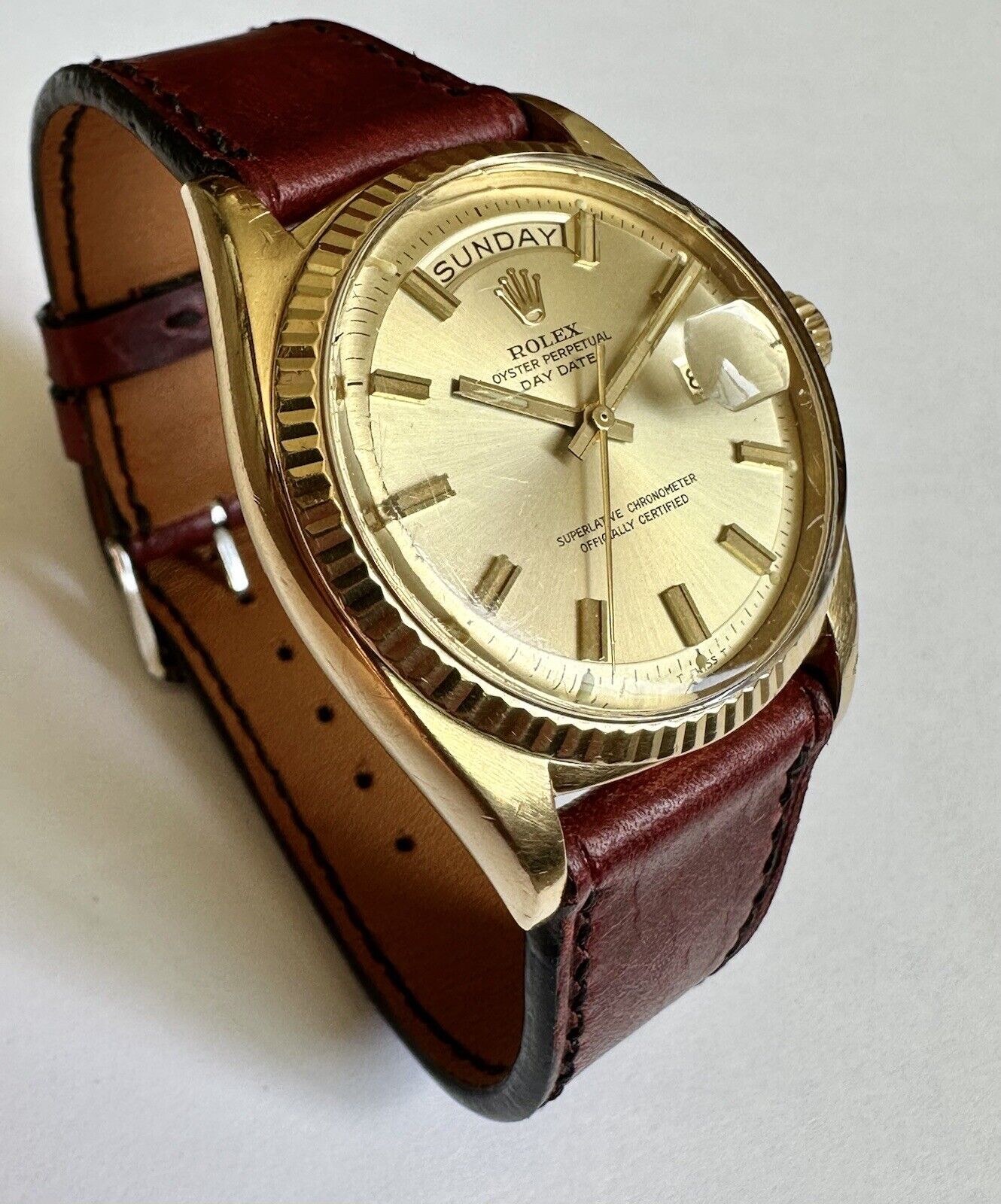 Vintage ROLEX PRESIDENT 18K Yellow Gold Day-Date 36mm