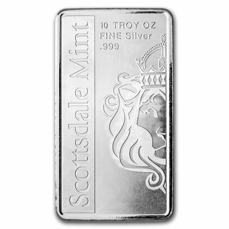 Archangel Michael 10 oz Silver Bar by Scottsdale