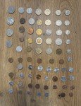 Foreign Coins, Paper Money & 1943 Half Dollar Lot