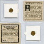 Ancient Roman Bronze Coin Plus 20 Collectible Coins
