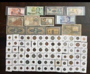Rare Lot of 78 Old to Modern Coins & Currency